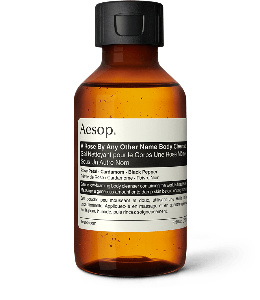 A Rose By Any Other Name Body Cleanser 100 mL brown bottle