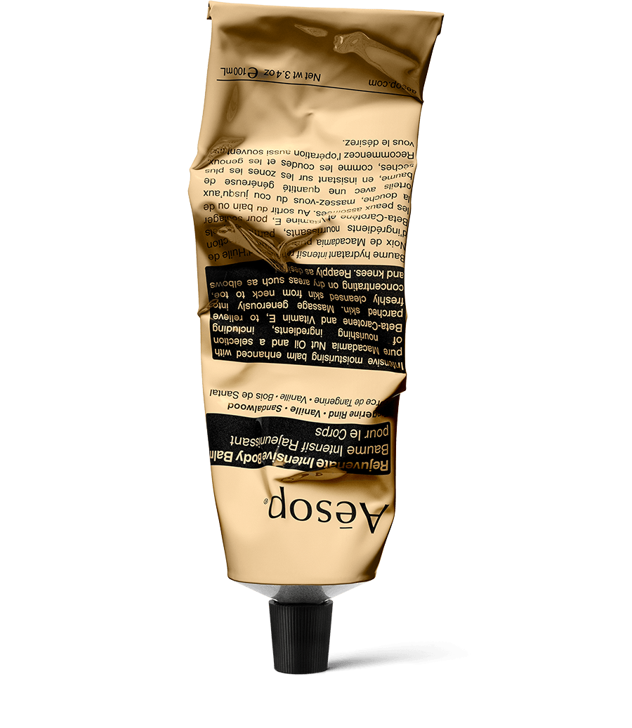 Rejuvenate Intensive Body Balm in yellow tube